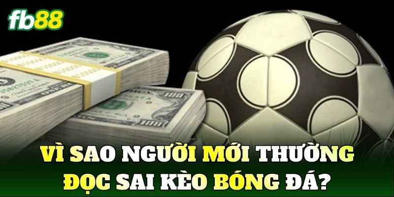 Vì sao người mới thường đọc sai kèo bóng đá?