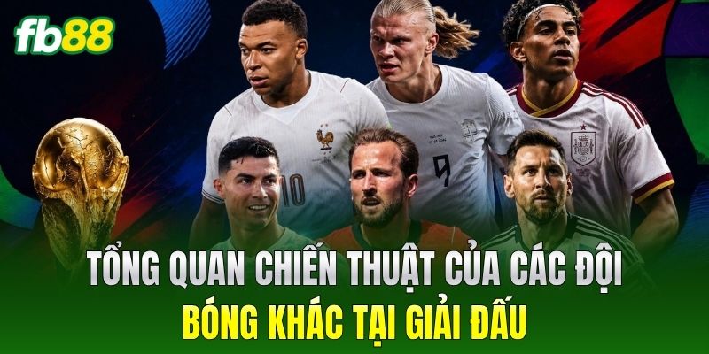 Tổng quan chiến thuật của các đội bóng khác tại giải đấu