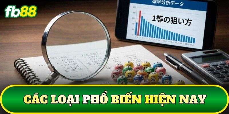 Các loại phổ biến hiện nay