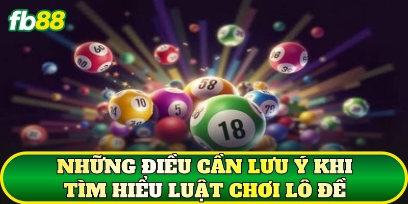 Luật Chơi Lô Đề: Quy Tắc Và Cách Tính Kết Quả Mới Nhất 2026 3 Những điều cần lưu ý khi tìm hiểu luật chơi Lô Đề