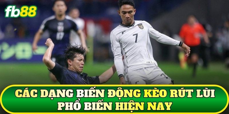 Kèo Rút Lùi Là Gì? Cách Đọc Kèo Chuẩn Nhất 2 Các dạng biến động kèo rút lùi phổ biến hiện nay