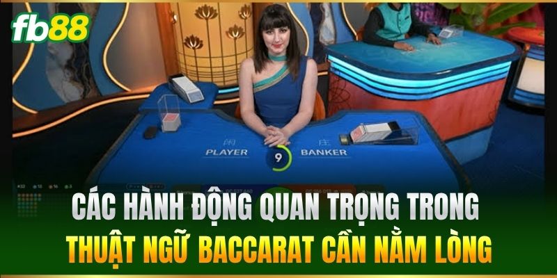 Các hành động quan trọng trong Thuật Ngữ Baccarat cần nằm lòng